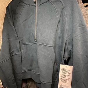 Lululemon oversized half zip scuba submarine